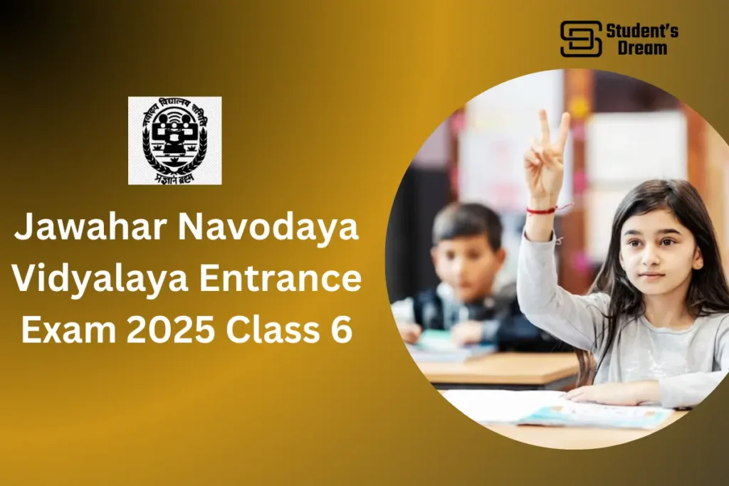 awahar Navodaya Vidyalaya Entrance Exam 2025 Class 6