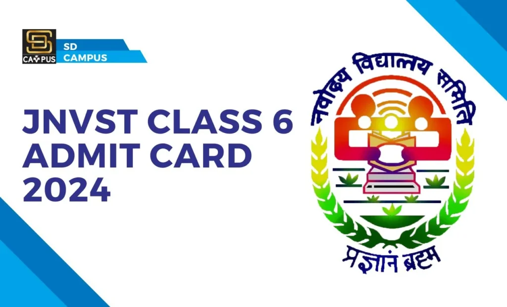 JNVST Class 6 Admit Card 2024