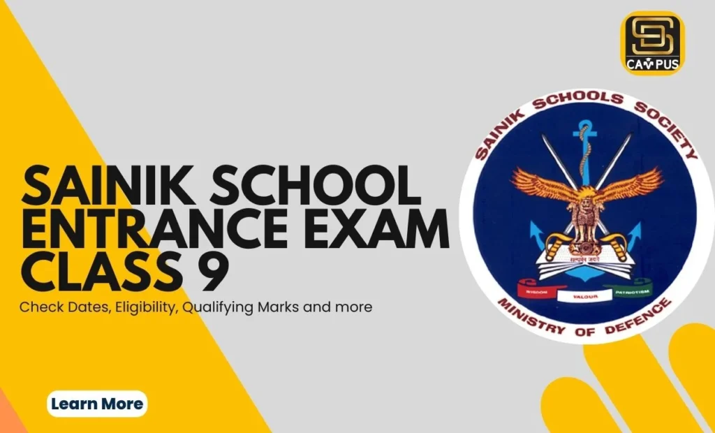 Sainik School Entrance Exam Class 9