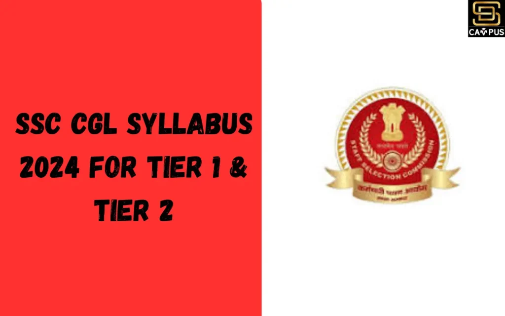 ssc cgl syllabus 2024