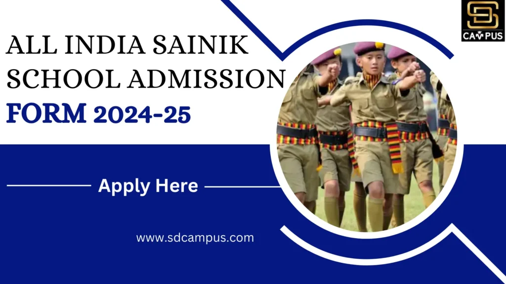 Sainik School Admission Online Application 2024-25