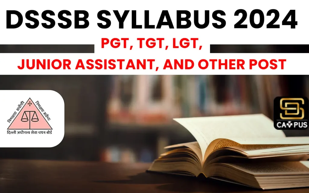 DSSSB Syllabus 2024