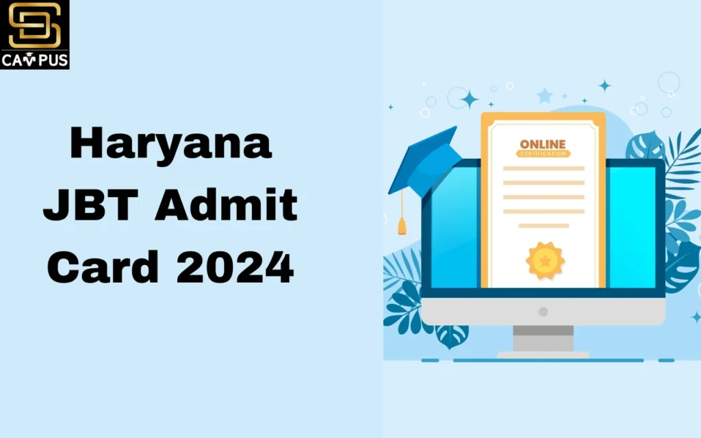 Haryana JBT Admit Card