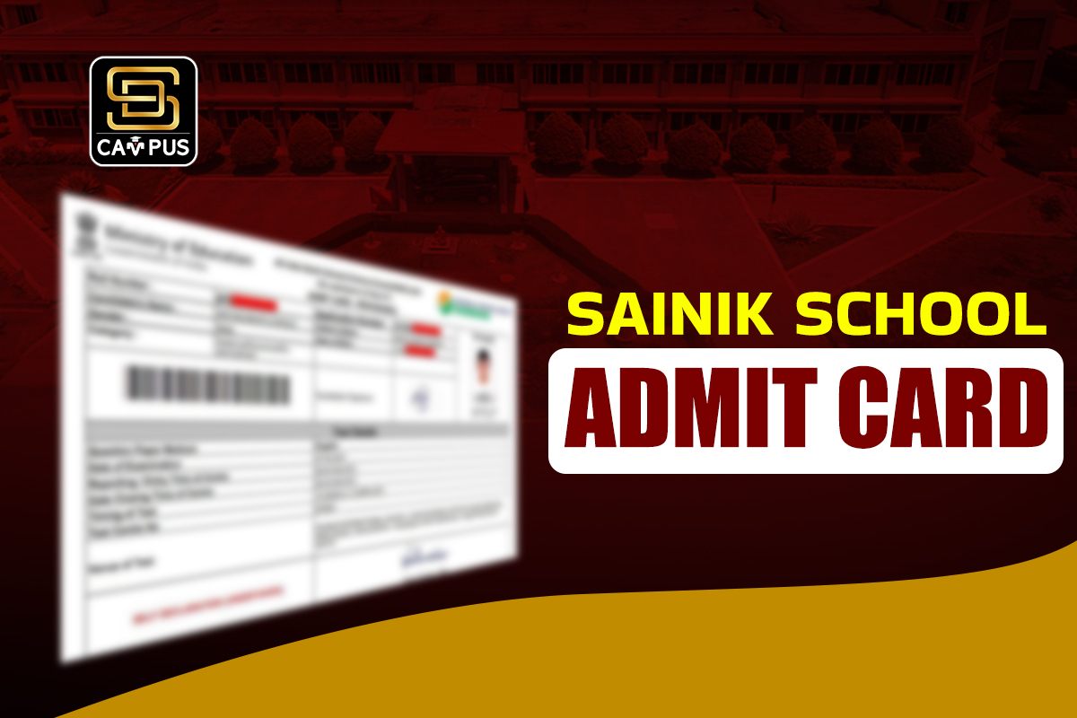 Sainik School Admit Card 2025 Out, Check AISSEE Download Link PDF