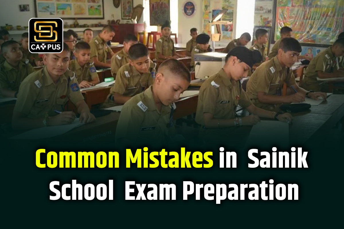 Common Mistake in Sainik School Exam Preparation